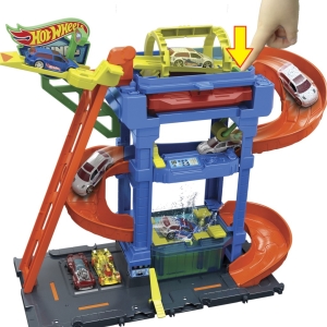 Hot Wheels city color shifters automyka s otonm tunelem