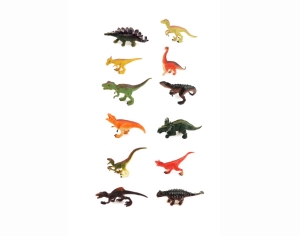 Sek s figurkou dinosaura