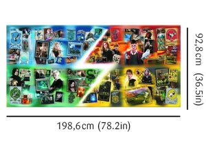 Puzzle UFT Harry Potter Rokfortsk domy 9000 dlk