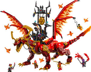 LEGO NINJAGO 71822 Zdrojov drak pohybu