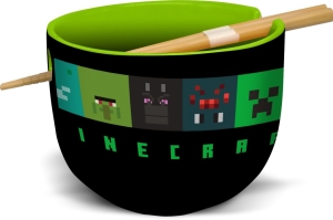 Minecraft Potter ramen miska a hlky, drkov set