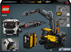 LEGO Technic 42175 Nkladn auto Volvo FMX a elektrick bagr Volvo EC230