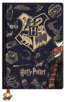 Harry Potter blok A5 (Navy & Gold) DPL6