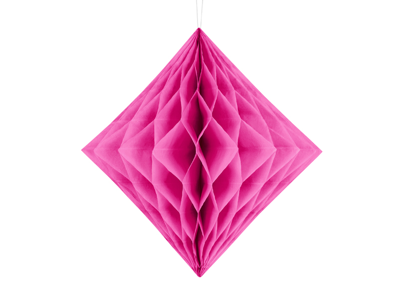 Ružový papierový diamant, 20 cm