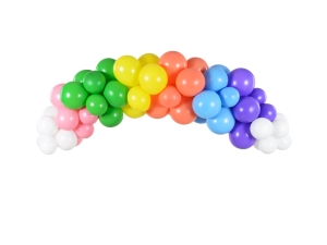 Balnky Rainbow 30cm pastelov, svtle modr (1 bal. / 10 ks)