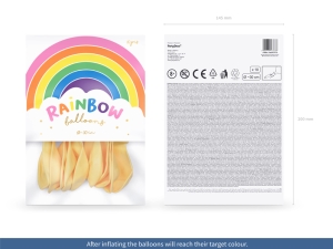 Balnky Rainbow 30cm pastelov, krmov (1 bal. / 10 ks)