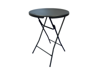 TENTino Bistro stolk koktailov priemer 80 cm, ierny