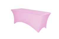 TENTino Elastick poah EXTREME na skladac stl 180-183x76 cm VIAC FARIEB Farba obrusu: SVETLO RUOV / PINK