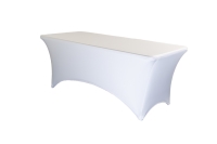 TENTino Elastick poah STANDARD na skladac stl 152x76 cm VIAC FARIEB Farba obrusu: BIELA ​​/ WHITE