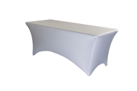 TENTino Elastick poah STANDARD na skladac stl 152x76 cm VIAC FARIEB Farba obrusu: SVETLO ED / SILVER