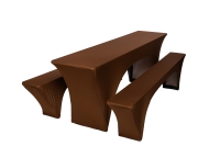 TENTino Elastick poah STANDARD na pivn set 220x50 - 220x70 cm Farba obrusu: OKOLDOV HNED / CHOCOLATE